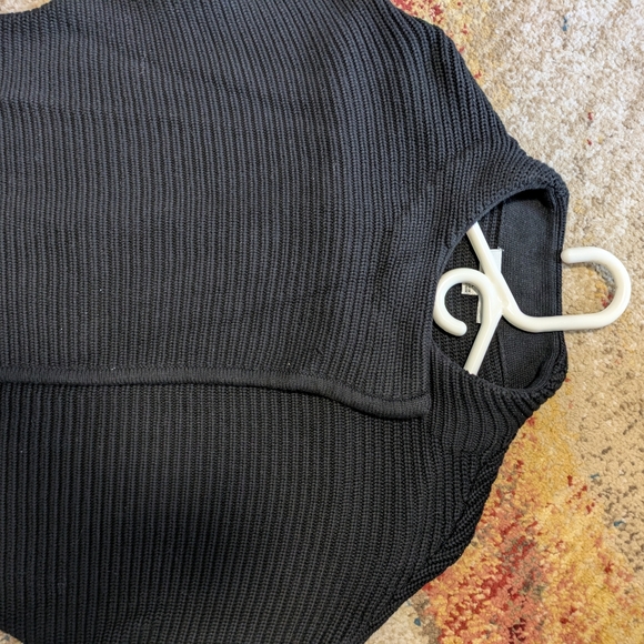 Classic black Jones New York snap sweater - Picture 7 of 8